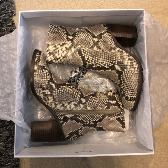 Steve Madden Shoes - Steve Madden Snake Print Booties